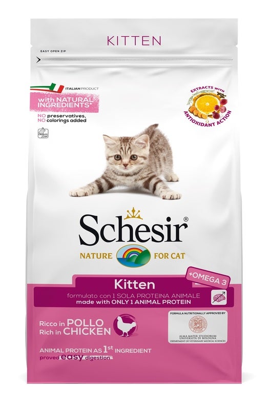 Schesir Croccantini Con Pollo Per Gattini Sacco 400g-2