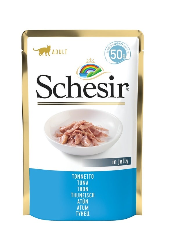 Schesir Tonnetto In Jelly Cibo Umido Gatti Adulti Bustina 50g-2
