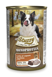 Stuzzy Monoprotein Al Tacchino Cibo Umido Cani Adulti Barattolo 400g-2