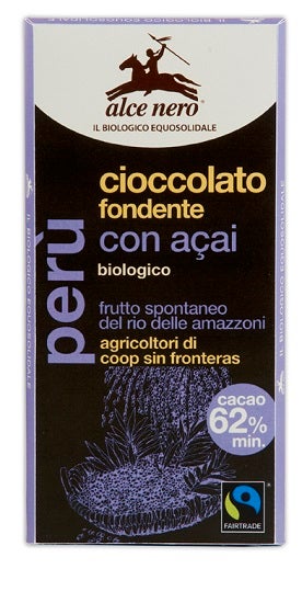 Alce Nero Tavoletta Cioccolato Fondente Con Açai 50g-1