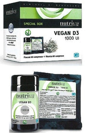 NUTRIVA VEGAN D3 60CPR+RIC-2