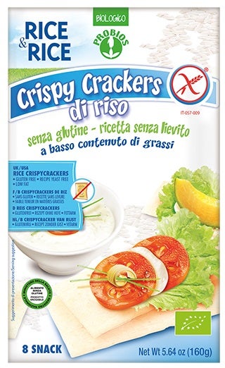 R&R CRISPY CRACKERS RISO 160G  - 1