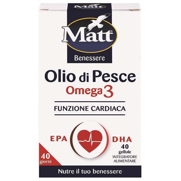 Matt Benessere Olio Di Pesce Omega 3 40 Gellule-2