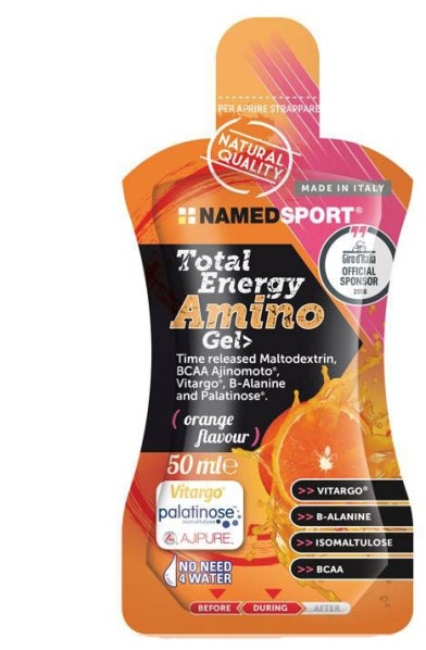 Named Total Energy Amino Gel Gusto Orange 50ml  - 1