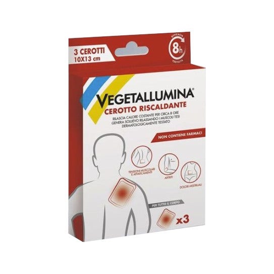Vegetallumina Cerotto Riscaldante 10x13cm 3 Pezzi  - 2