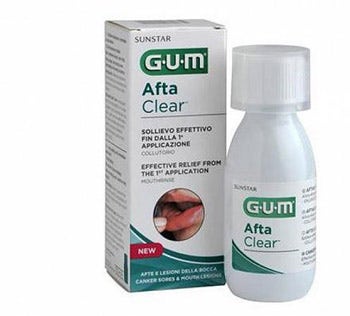 Gum Afta Clear Rinse Soluzione 120ml  - 1