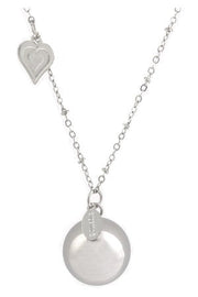 ARGENTOE' COLLANA BOLA CUORE-2