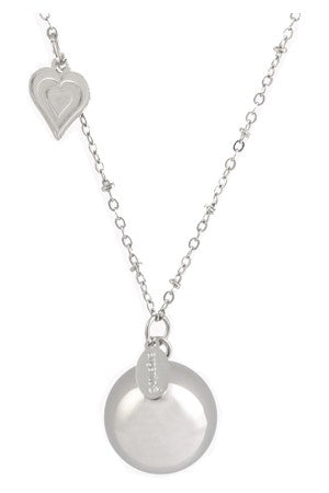 ARGENTOE' COLLANA BOLA CUORE-2