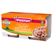 Plasmon Omogeneizzato Fagioli Con Carote 2x80g  - 1