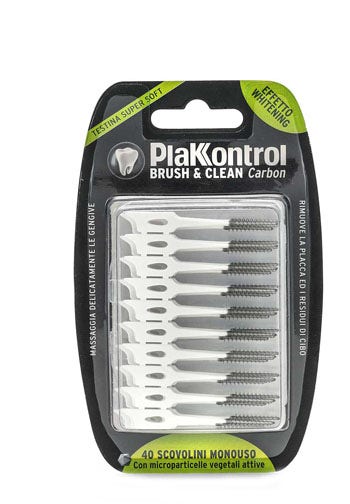 Plakkontrol Brush E Clean Carbon 40 Scovolini Monouso-1