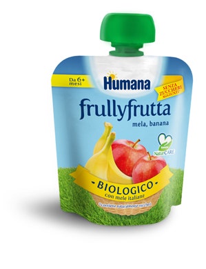 Humana Frullyfrutta Mela Banana 90g 6 Mesi+ - 1