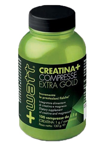 +Watt Creatina+ Extra Gold 100 Compresse-2