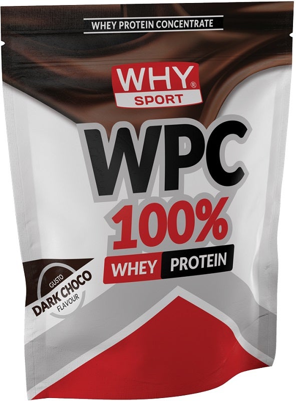 Why Sport WPC 100% Whey Dark Chocolate 1 Kg  - 1