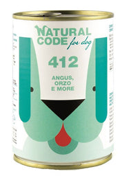 Natural Code 412 Cibo Umido Con Angus/Farro/More Per Cani Adulti Barattolo 400g-2