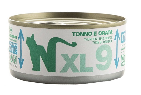 Natural Code XL9 per Gatti Adulti Tonno e Orata 170g-2