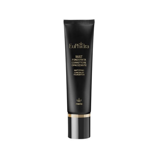 Euphidra Fondotinta Fluido Mat Correttore Opacizzante Medio 30ml  - 2