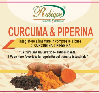 Rubigen Curcuma E Piperina 120 Compresse-2