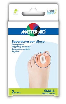 Master Aid Separatore Dita Alluce Small 2 Pezzi  - 1