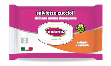 Inodorina Funzionale Salviette Detergenti Cuccioli Per Cani/Gatti 40 Pezzi-2