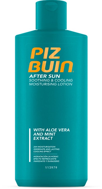 PIZ BUIN Latte Doposole Idratante Lenitivo Rinfrescante Con Aloe Vera ed Estratto di Menta 200ml-7