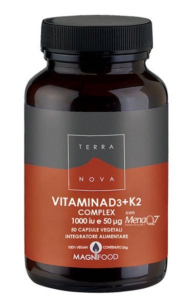 TERRANOVA VITAMINA D3+K2 50CPS-1