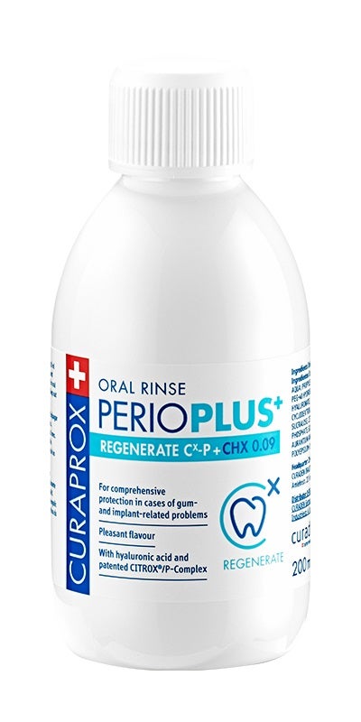Curaprox Collutorio Perio Plus + Regenerate CHX 0,09% 200ml  - 1