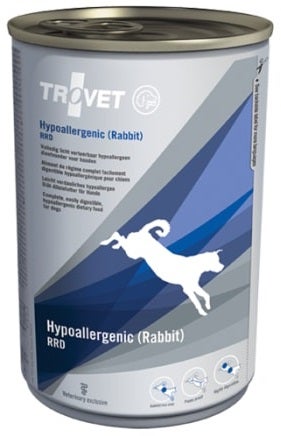 Trovet Hypoallergenic Coniglio RAB/RRD Alimento Dietetico Per Cani 400g-2