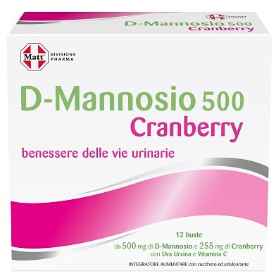 Matt Divisione Pharma D-Mannosio 500 Cranberry 12 Bustine-2