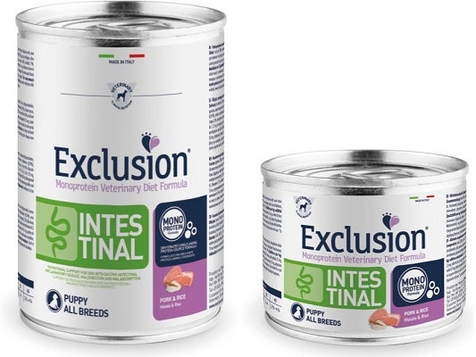 Dorado Exclusion Diet Intestinal Puppy All Breeds Con Maiale E Riso Cibo Umido Per Cani 200g-1