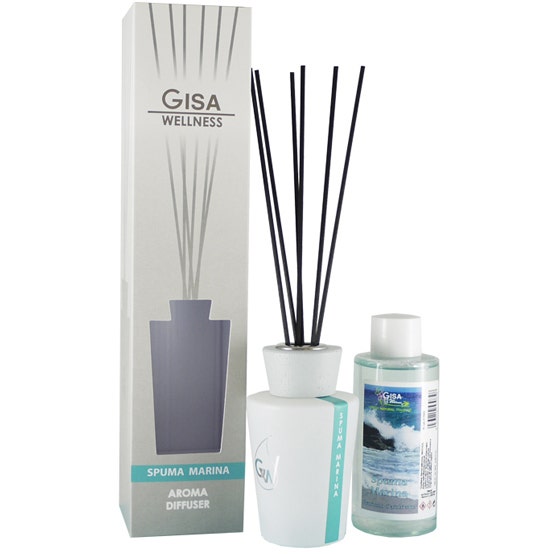 Diffusore Bastoncini Linea White Spuma Marina - 2