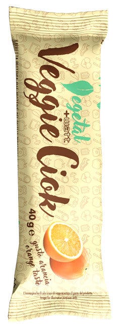 +Watt Vegetal Veggie Ciok Barretta Proteica Gusto Arancia 40g-2