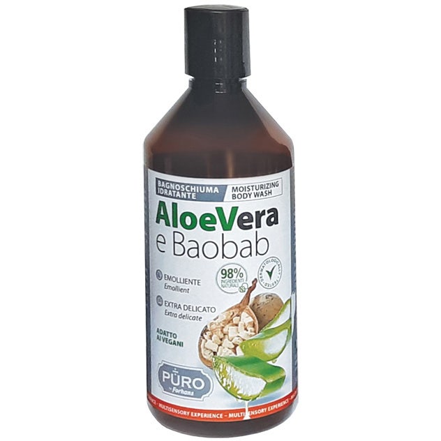 Forhans Bagnoschiuma Idratante Aloe Vera E Baobab 500ml  - 2