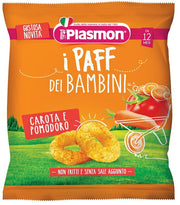 Plasmon Dry Snack Paff Carota E Pomodoro 12M+15g  - 1