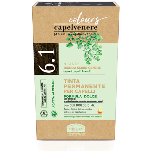 Helan Capelvenere Colours Tinta Capelli 6,1N Biondo Scuro Cenere  - 2
