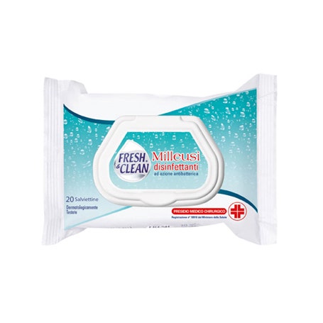 Salviettine Disinfettanti Milleusi Fresh&Clean 20 Pezzi               - 2