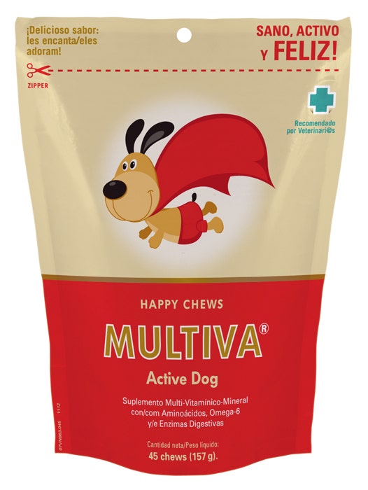 Vetnova Multiva Active Dog 45 Chews-2