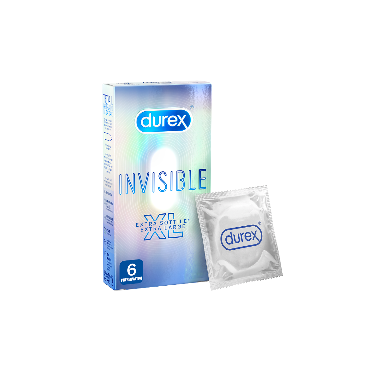 Durex Invisible XL Profilattico 6 Pezzi-17