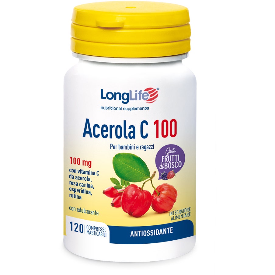 Longlife Acerola C100 Frutti Di Bosco 120 Compresse  - 1