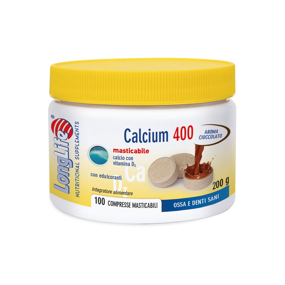 Longlife Calcium Cioccolato 100 Compresse  - 2