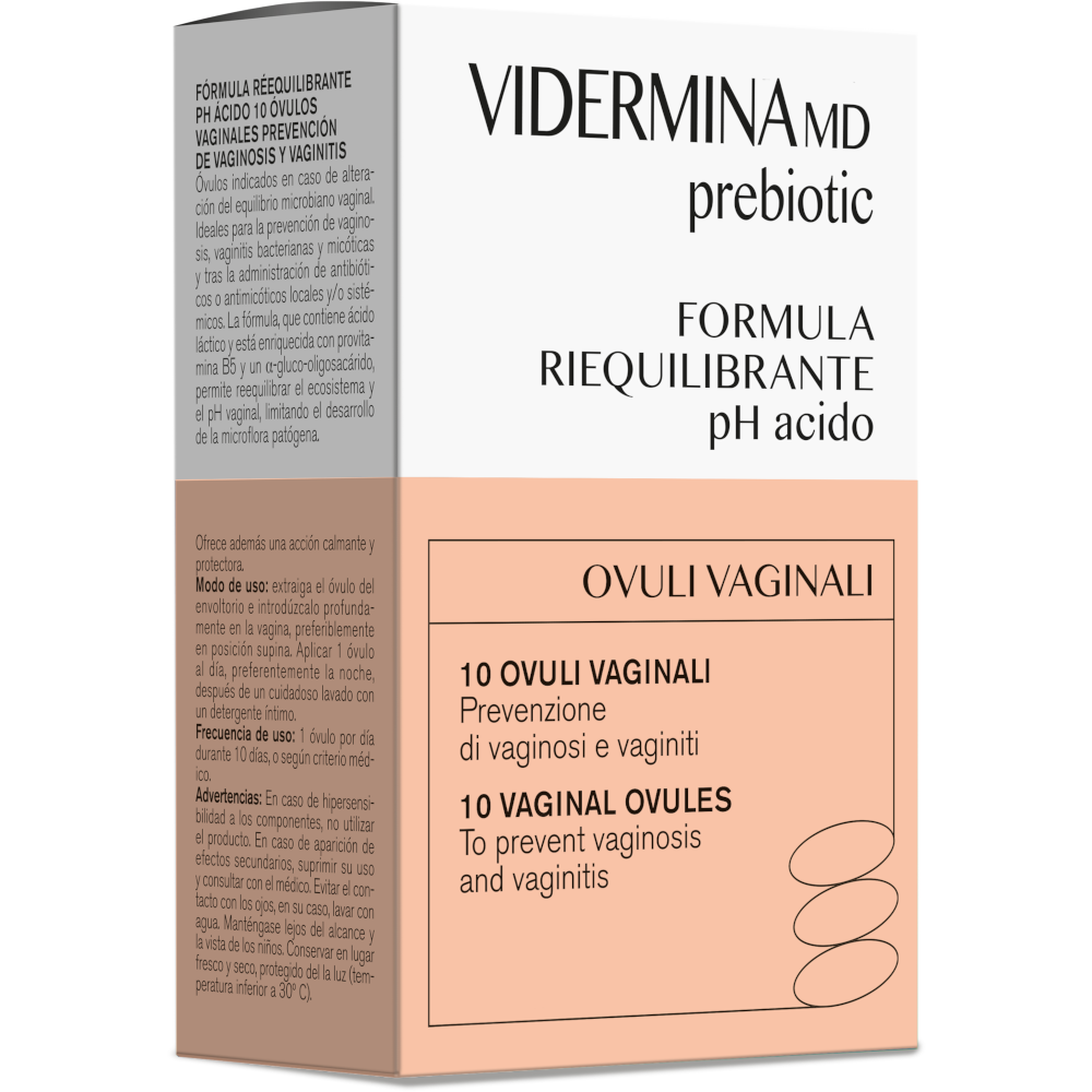 Vidermina Prebiotic Ovuli 10 Pezzi  - 3