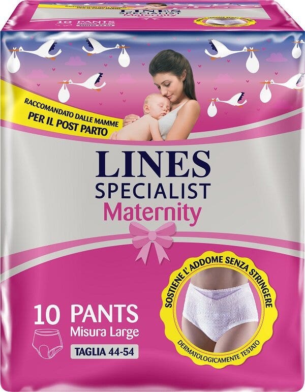 Lines Specialist Maternity Mutandine Post Parto Taglia L 10 Pants-2