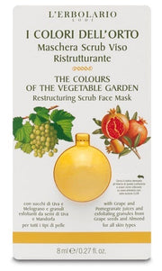 L'Erbolario I Colori Dell'Orto Maschera Scrub Viso Ristrutturante 8ml-2