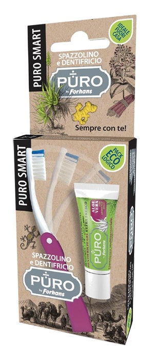 Forhans Puro Smart Kit Igiene Orale Spazzolino + Dentifricio-1