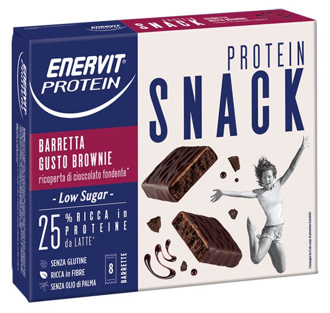 Enervit Protein Snack Brownie 8 Barrette-3