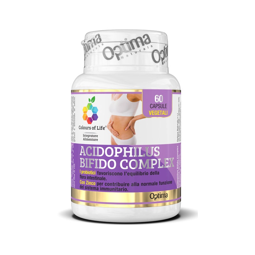 Colours Of Life Acidophilus Bifido Complex 60 Capsule Vegetali 500mg  - 2