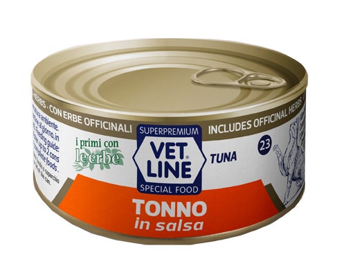 Vet Line Per Gatto Tonno In Salsa 70g-2