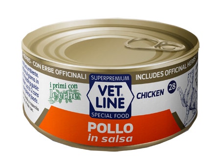 Vet Line Per Gatto Pollo In Salsa 70g-2