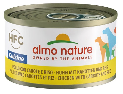 Almo Nature Cuisine Cibo Umido Pollo Con Carote E Riso Per Cani Adulti Scatoletta 95g-2