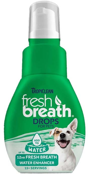 Tropiclean Fresh Breath Drops per Cani 65ml-2