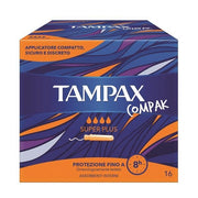 Tampax Compak Super Plus 16 Assorbenti Interni Flussi Molto Abbondanti-2